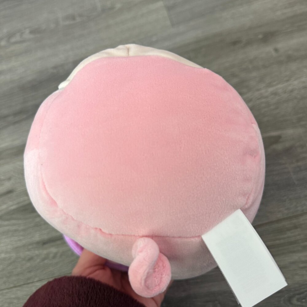 NWT Squishmallow 8" Peter The Pig With Hat Coconut Drink Plush - Picture 3 of 5